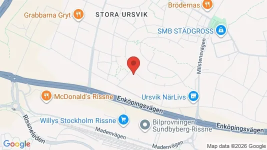 Lägenheter att hyra i Sundbyberg - kort over placeringen