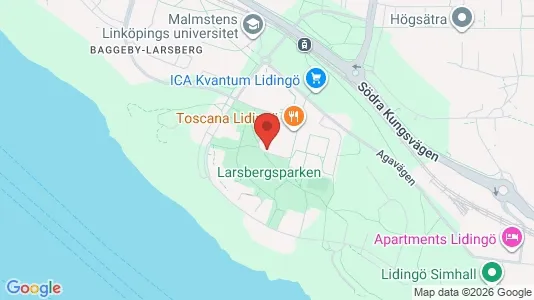 Lägenheter att hyra i Lidingö - kort over placeringen
