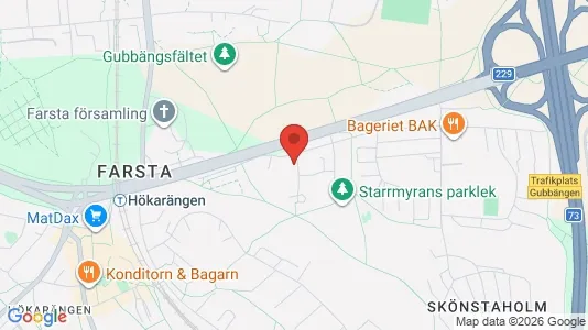 Lägenheter att hyra i Söderort - kort over placeringen