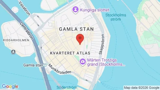 Lägenheter att hyra i Stockholm Innerstad - kort over placeringen