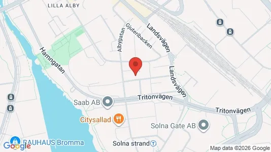 Lägenheter att hyra i Sundbyberg - kort over placeringen