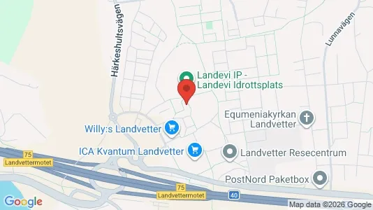 Lägenheter att hyra i Härryda - kort over placeringen