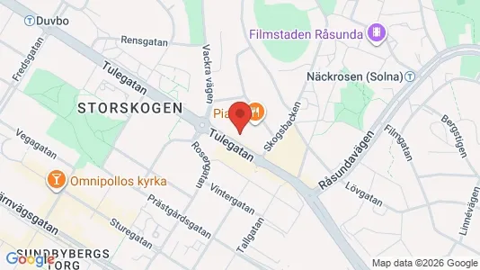 Lägenheter att hyra i Sundbyberg - kort over placeringen