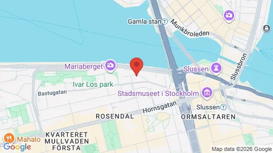 Lägenheter att hyra i Södermalm - kort over placeringen