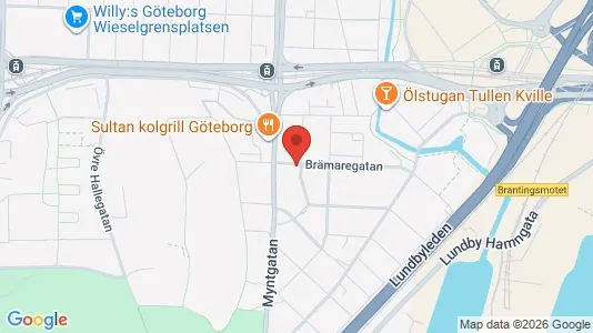 Lägenheter att hyra i Lundby - kort over placeringen