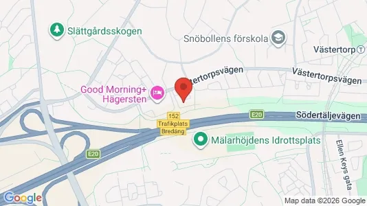 Lägenheter att hyra i Söderort - kort over placeringen