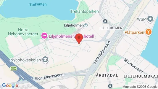 Lägenheter att hyra i Södermalm - kort over placeringen