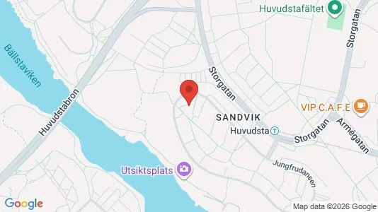 Lägenheter att hyra i Solna - kort over placeringen