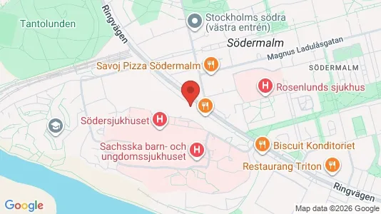 Lägenheter att hyra i Södermalm - kort over placeringen