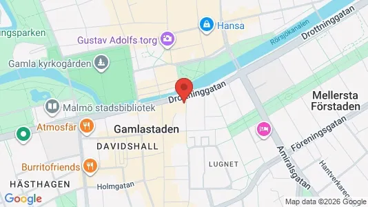 Lägenheter att hyra i Malmö Centrum - kort over placeringen