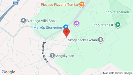 Lägenheter att hyra i Botkyrka - kort over placeringen