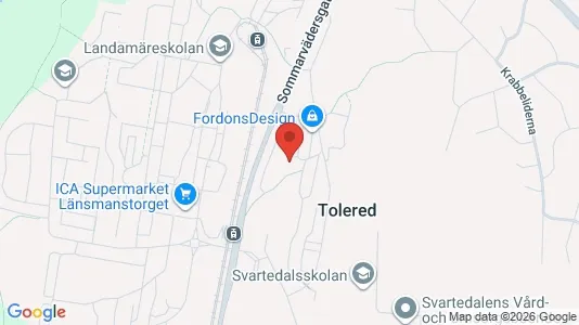 Lägenheter att hyra i Västra hisingen - kort over placeringen