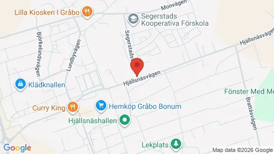 Lägenheter att hyra i Lerum - kort over placeringen