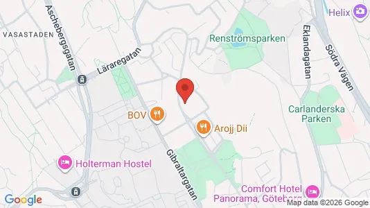 Lägenheter att hyra i Johanneberg - kort over placeringen