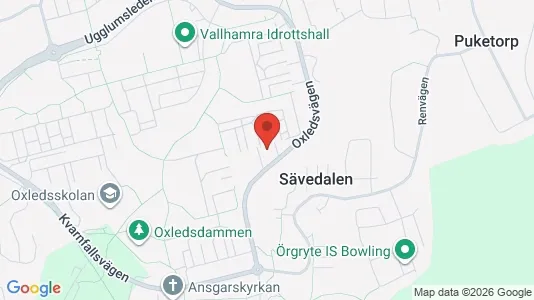Lägenheter att hyra i Partille - kort over placeringen