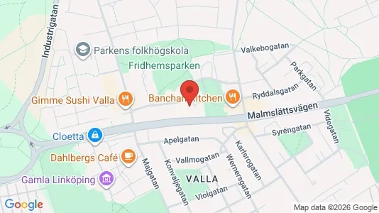 Lägenheter att hyra i Linköping - kort over placeringen