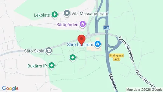 Lägenheter att hyra i Kungsbacka - kort over placeringen