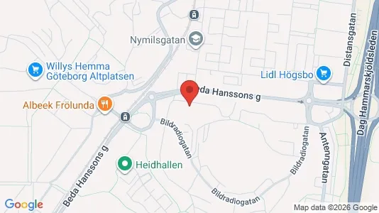 Lägenheter att hyra i Askim-Frölunda-Högsbo - kort over placeringen