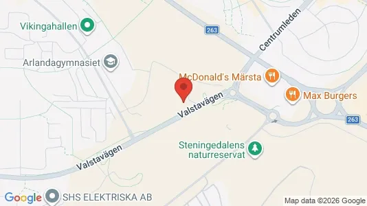 Lägenheter att hyra i Sigtuna - kort over placeringen