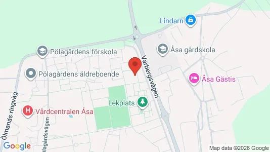 Lägenheter att hyra i Kungsbacka - kort over placeringen