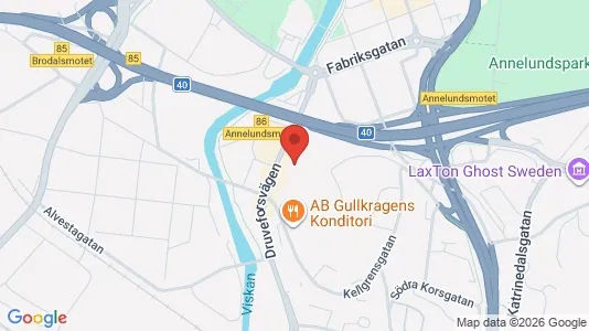Lägenheter att hyra i Borås - kort over placeringen