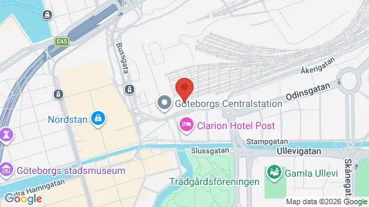 Lägenheter att hyra i Västra hisingen - kort over placeringen