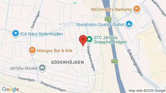 Lägenheter att hyra i Järfälla - kort over placeringen