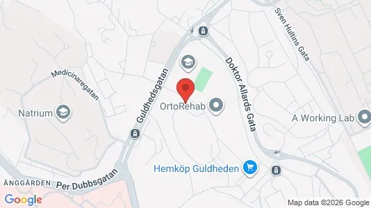 Lägenheter att hyra i Göteborg Centrum - kort over placeringen