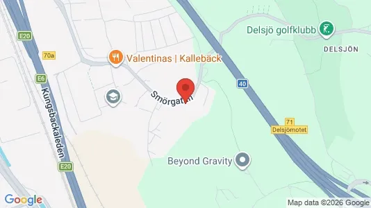 Lägenheter att hyra i Örgryte-Härlanda - kort over placeringen