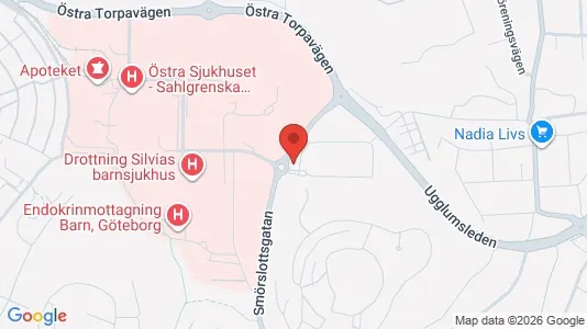 Lägenheter att hyra i Örgryte-Härlanda - kort over placeringen