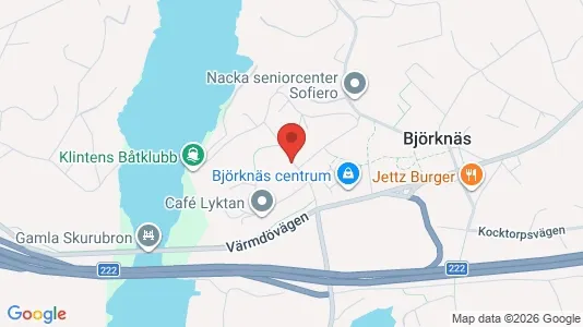 Lägenheter att hyra i Nacka - kort over placeringen