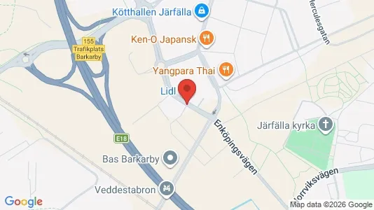 Lägenheter att hyra i Järfälla - kort over placeringen