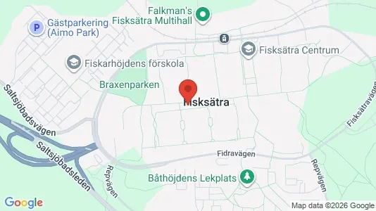 Lägenheter att hyra i Nacka - kort over placeringen