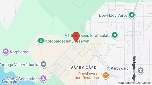 Lägenheter att hyra i Huddinge - kort over placeringen
