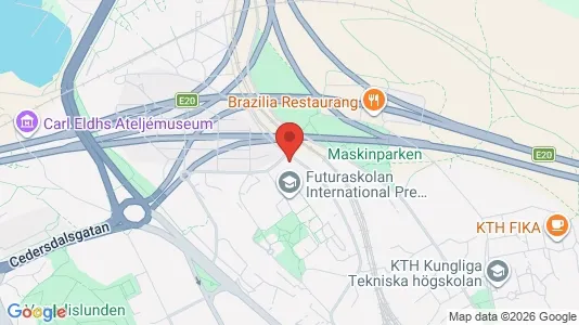 Lägenheter att hyra i Östermalm - kort over placeringen