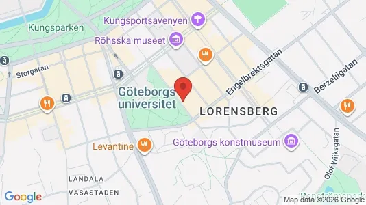 Lägenheter att hyra i Göteborg Centrum - kort over placeringen