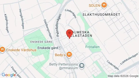 Lägenheter att hyra i Hammarbyhamnen - kort over placeringen