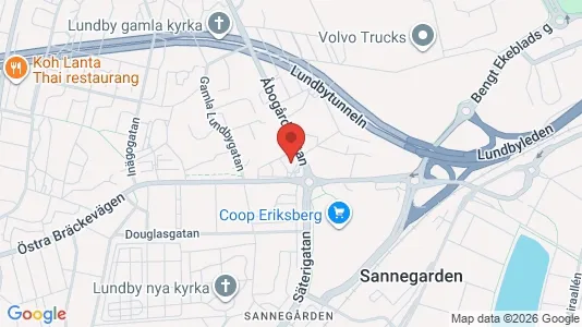 Lägenheter att hyra i Västra hisingen - kort over placeringen