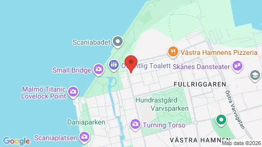 Lägenheter att hyra i Malmö Centrum - kort over placeringen