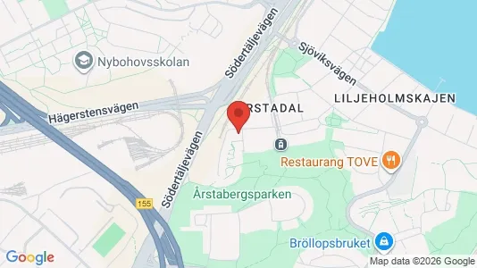 Lägenheter att hyra i Södermalm - kort over placeringen