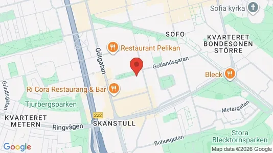 Lägenheter att hyra i Södermalm - kort over placeringen