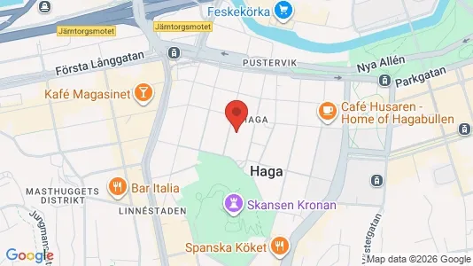 Lägenheter att hyra i Göteborg Centrum - kort over placeringen