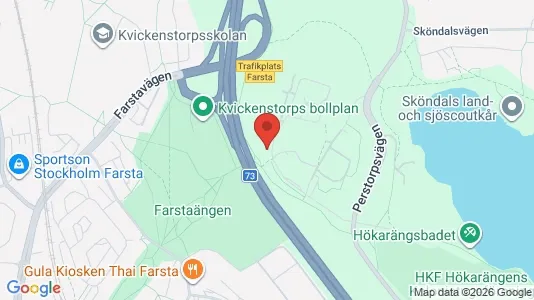 Lägenheter att hyra i Huddinge - kort over placeringen