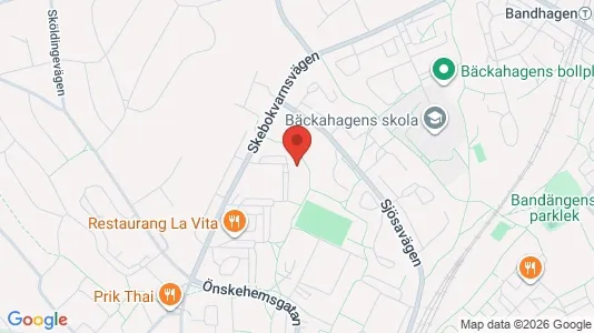 Lägenheter att hyra i Söderort - kort over placeringen