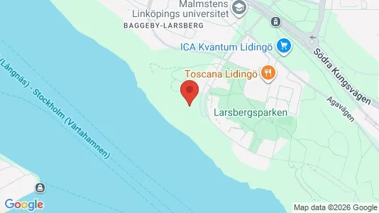 Lägenheter att hyra i Lidingö - kort over placeringen