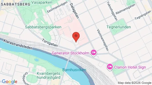 Lägenheter att hyra i Vasastan - kort over placeringen