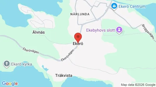 Lägenheter att hyra i Ekerö - kort over placeringen
