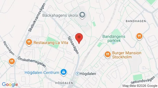 Lägenheter att hyra i Söderort - kort over placeringen