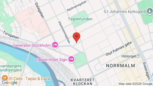 Lägenheter att hyra i Stockholm Innerstad - kort over placeringen