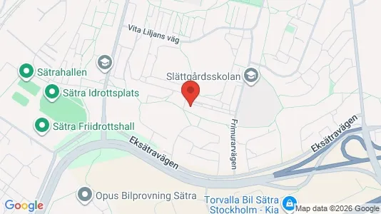 Lägenheter att hyra i Söderort - kort over placeringen